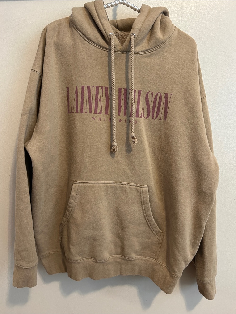 Lainey Wilson Whirlwind World Tour Hoodie Bell Bottom Country Concert Merch XL